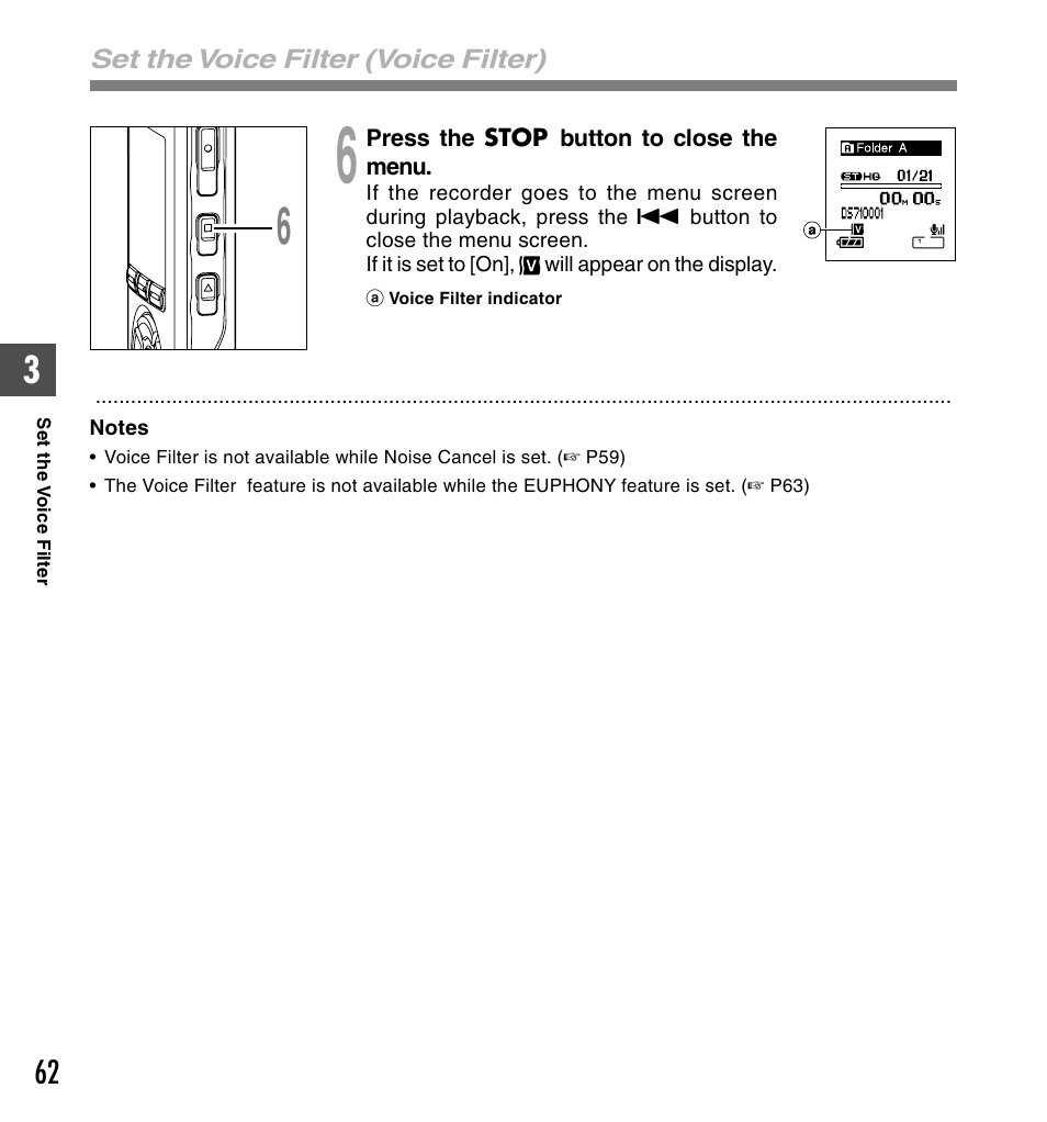 Olympus DS-61 User Manual | Page 62 / 171