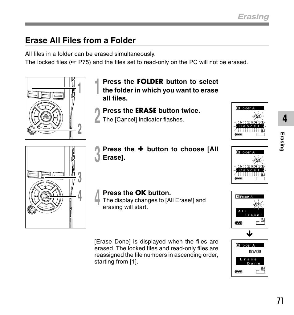 Olympus DS-61 User Manual | Page 71 / 171