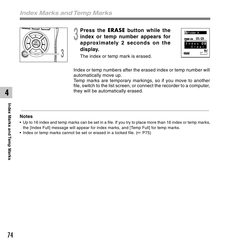 Olympus DS-61 User Manual | Page 74 / 171