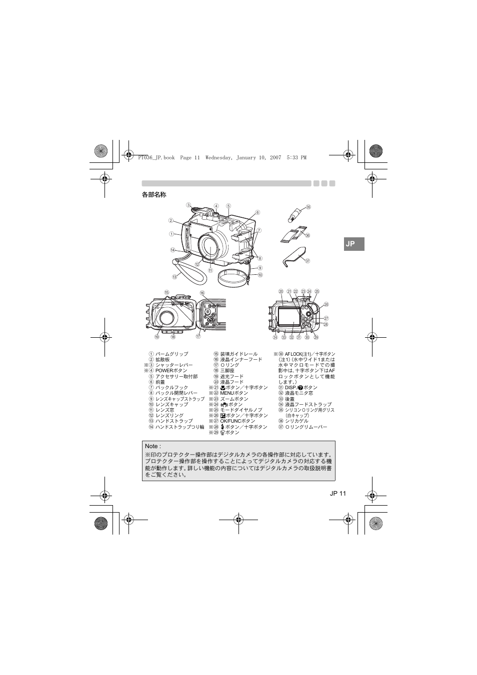 Olympus PT-036 User Manual | Page 11 / 268