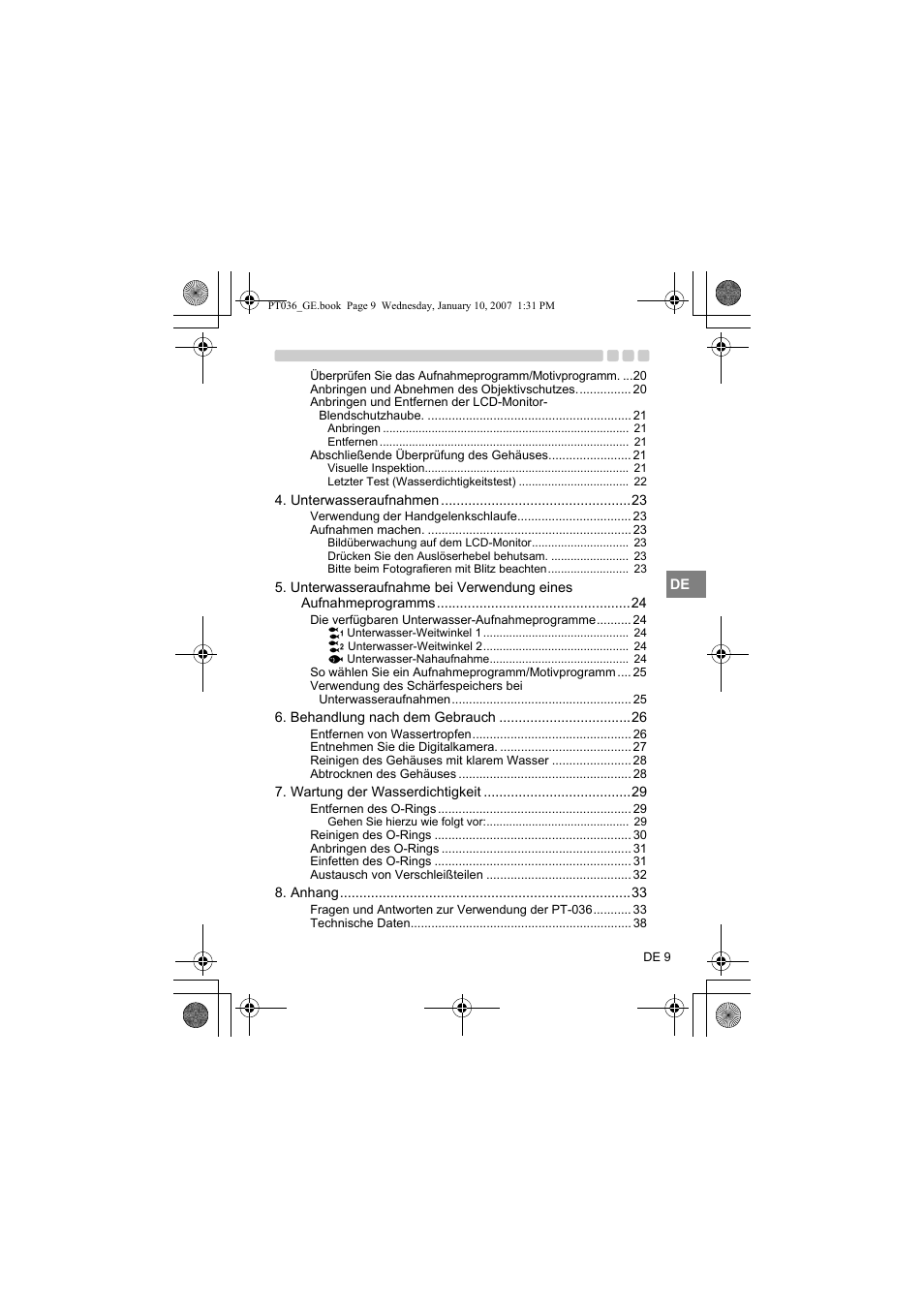 Olympus PT-036 User Manual | Page 123 / 268