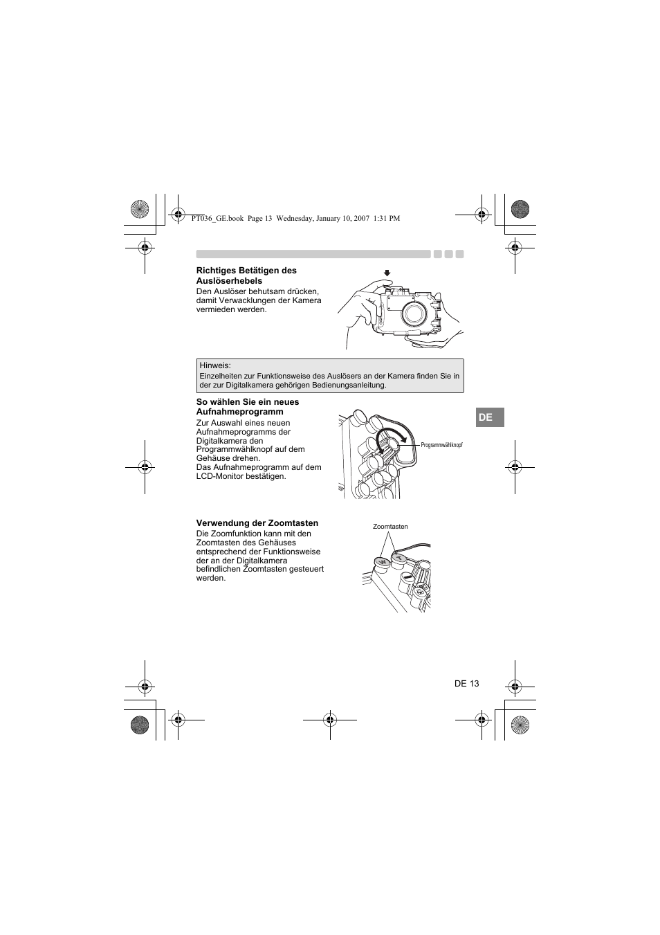 Olympus PT-036 User Manual | Page 127 / 268