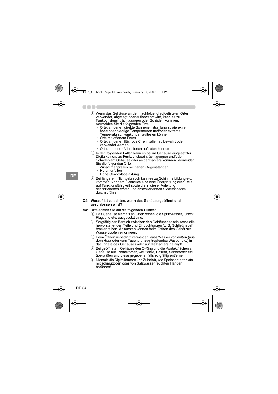 Olympus PT-036 User Manual | Page 148 / 268