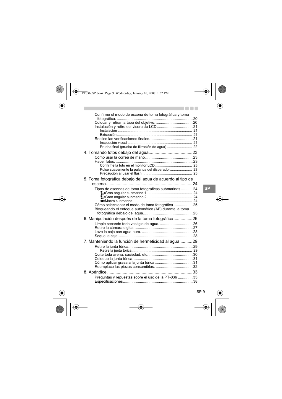Olympus PT-036 User Manual | Page 161 / 268