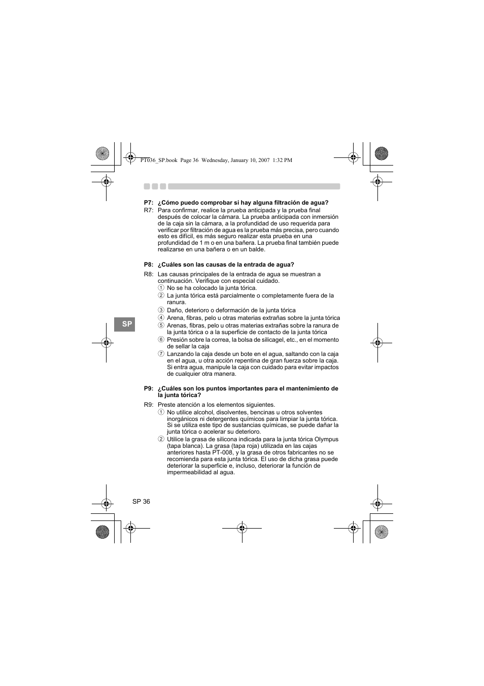 Olympus PT-036 User Manual | Page 188 / 268