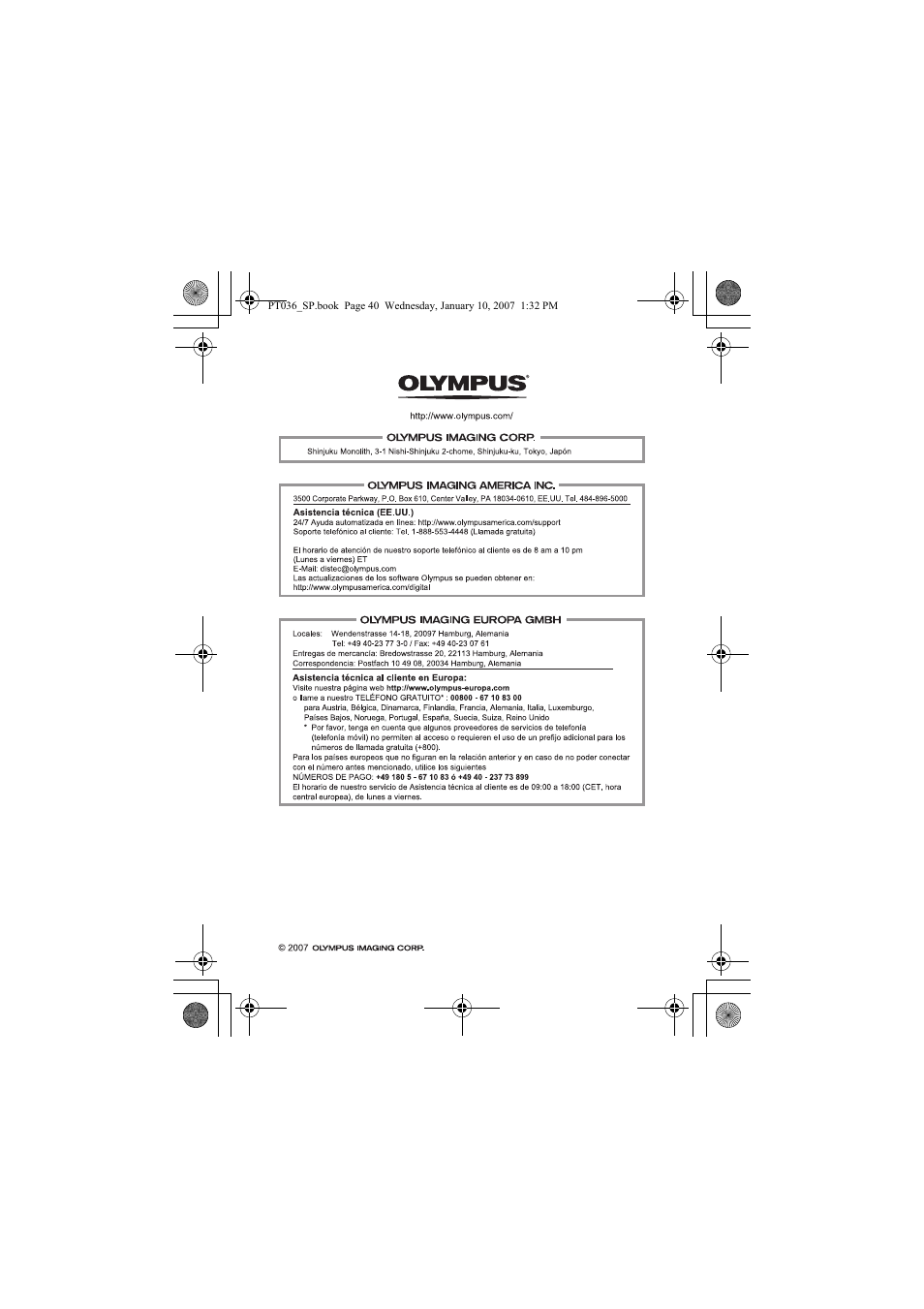 Olympus PT-036 User Manual | Page 191 / 268