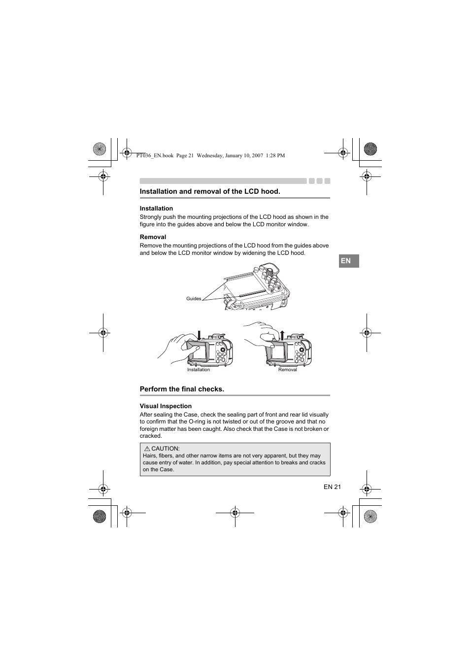 Olympus PT-036 User Manual | Page 59 / 268