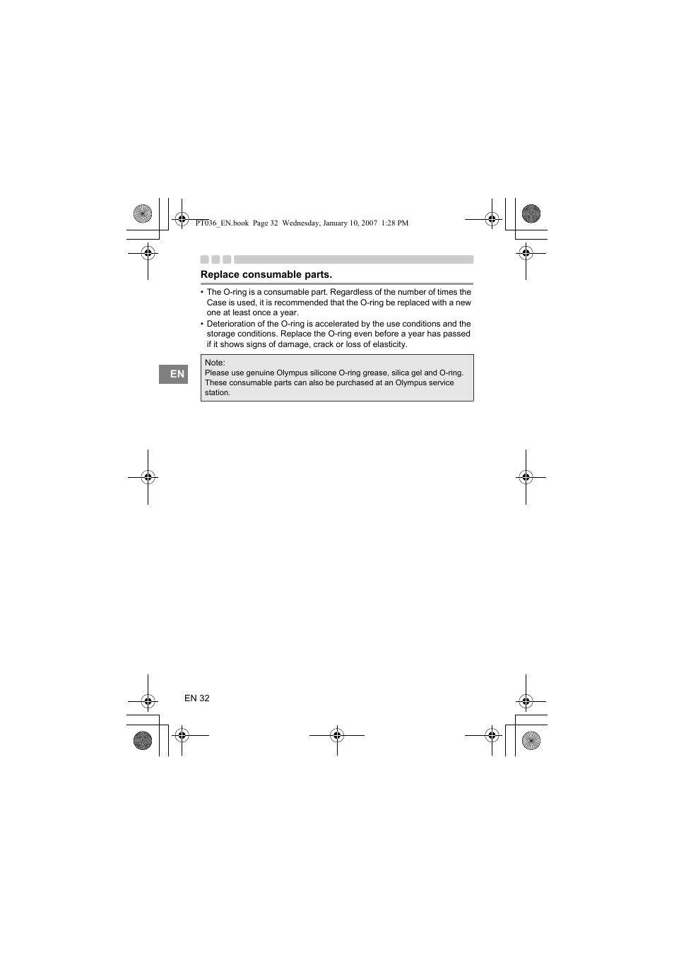 Olympus PT-036 User Manual | Page 70 / 268
