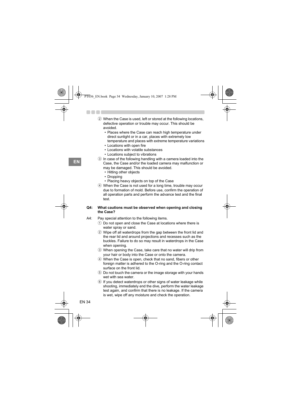Olympus PT-036 User Manual | Page 72 / 268