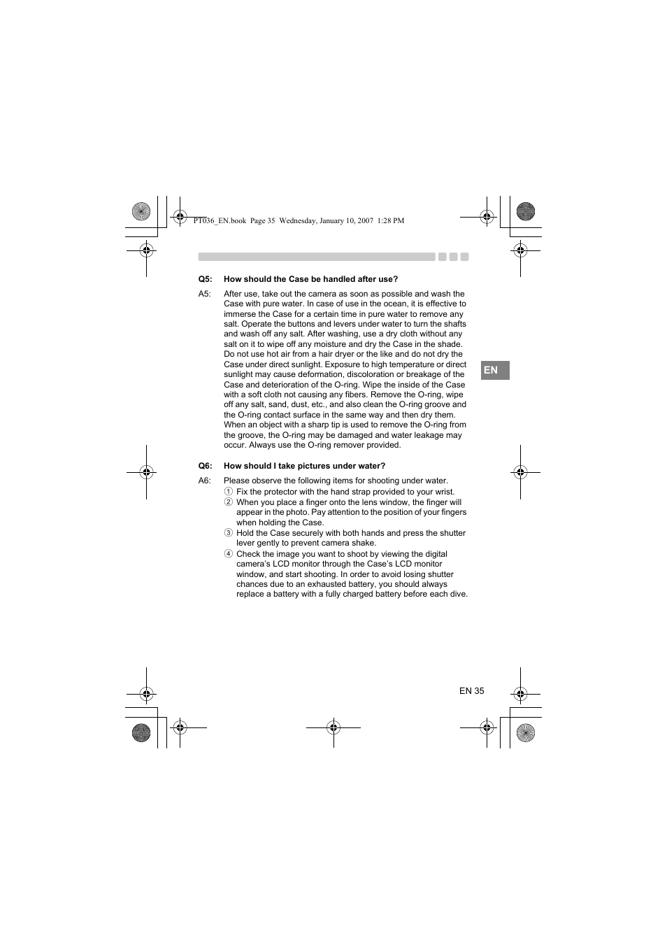 Olympus PT-036 User Manual | Page 73 / 268