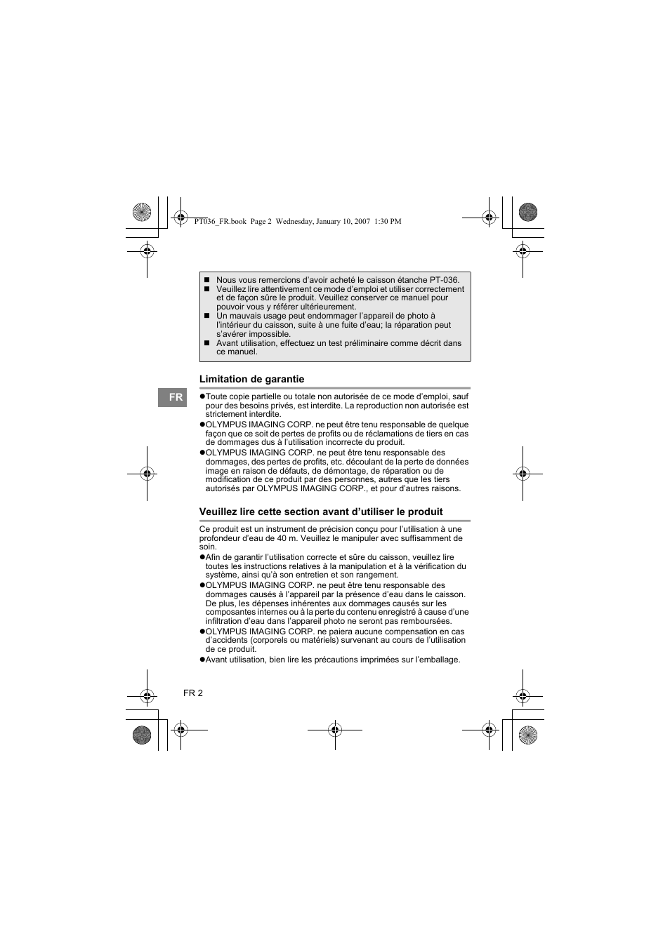 Olympus PT-036 User Manual | Page 78 / 268