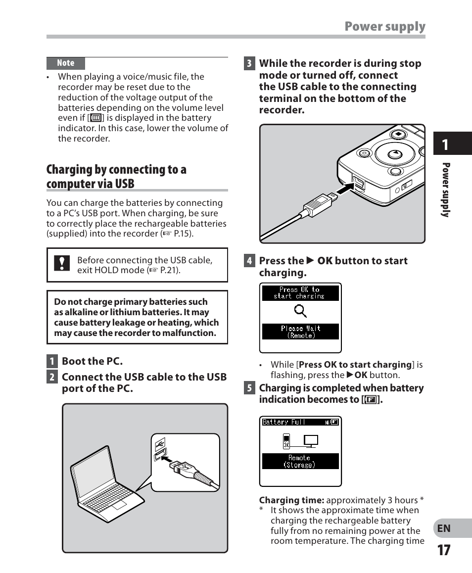 Olympus LS-7 User Manual | Page 17 / 103