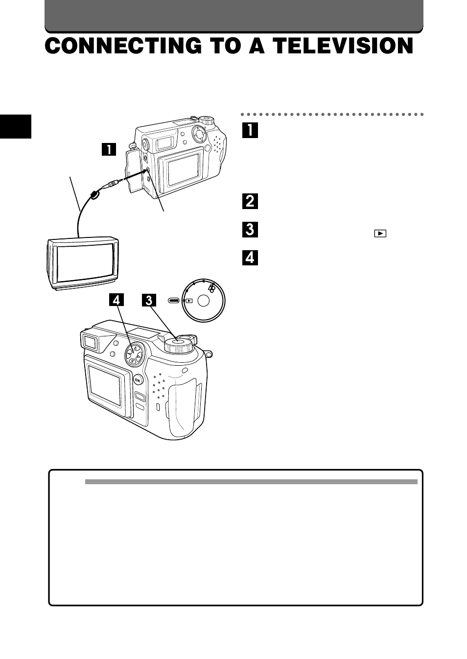 Connecting to a television | Olympus C-2020ZOOM User Manual | Page 102 / 200