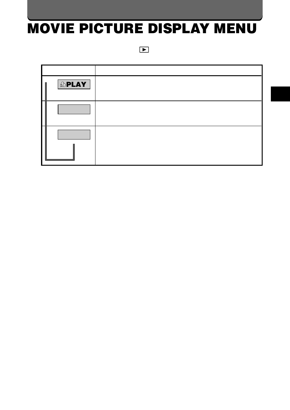 Movie picture display menu | Olympus C-2020ZOOM User Manual | Page 129 / 200