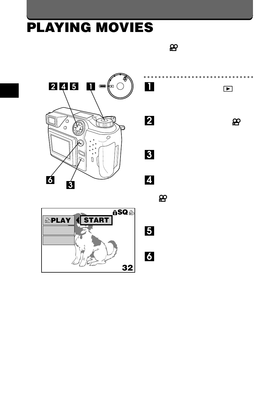 Playing movies | Olympus C-2020ZOOM User Manual | Page 130 / 200