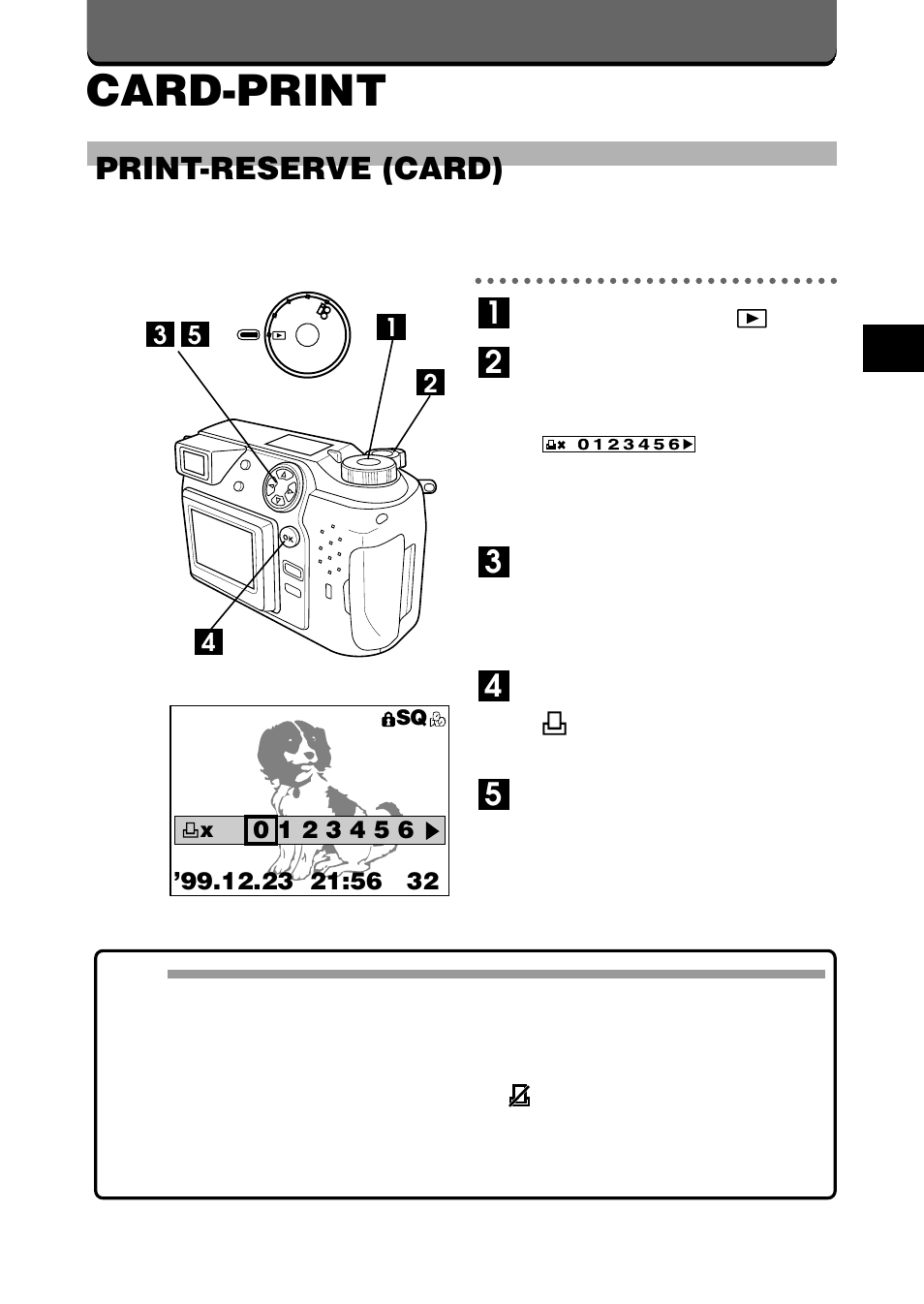 Card-print, Print-reserve (card) | Olympus C-2020ZOOM User Manual | Page 139 / 200