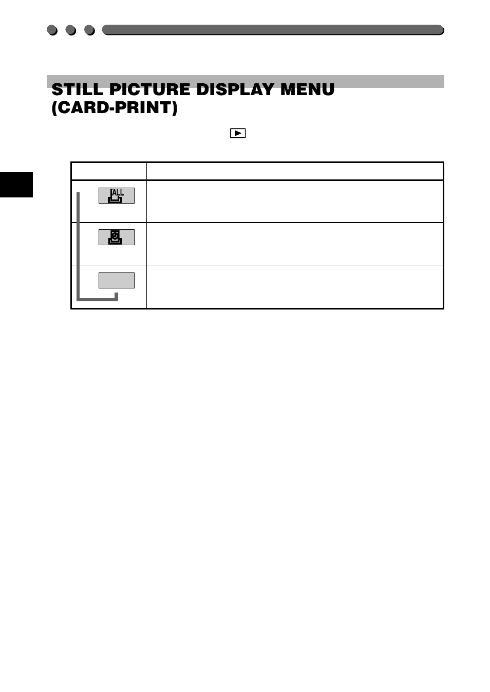 Still picture display menu (card-print) | Olympus C-2020ZOOM User Manual | Page 140 / 200