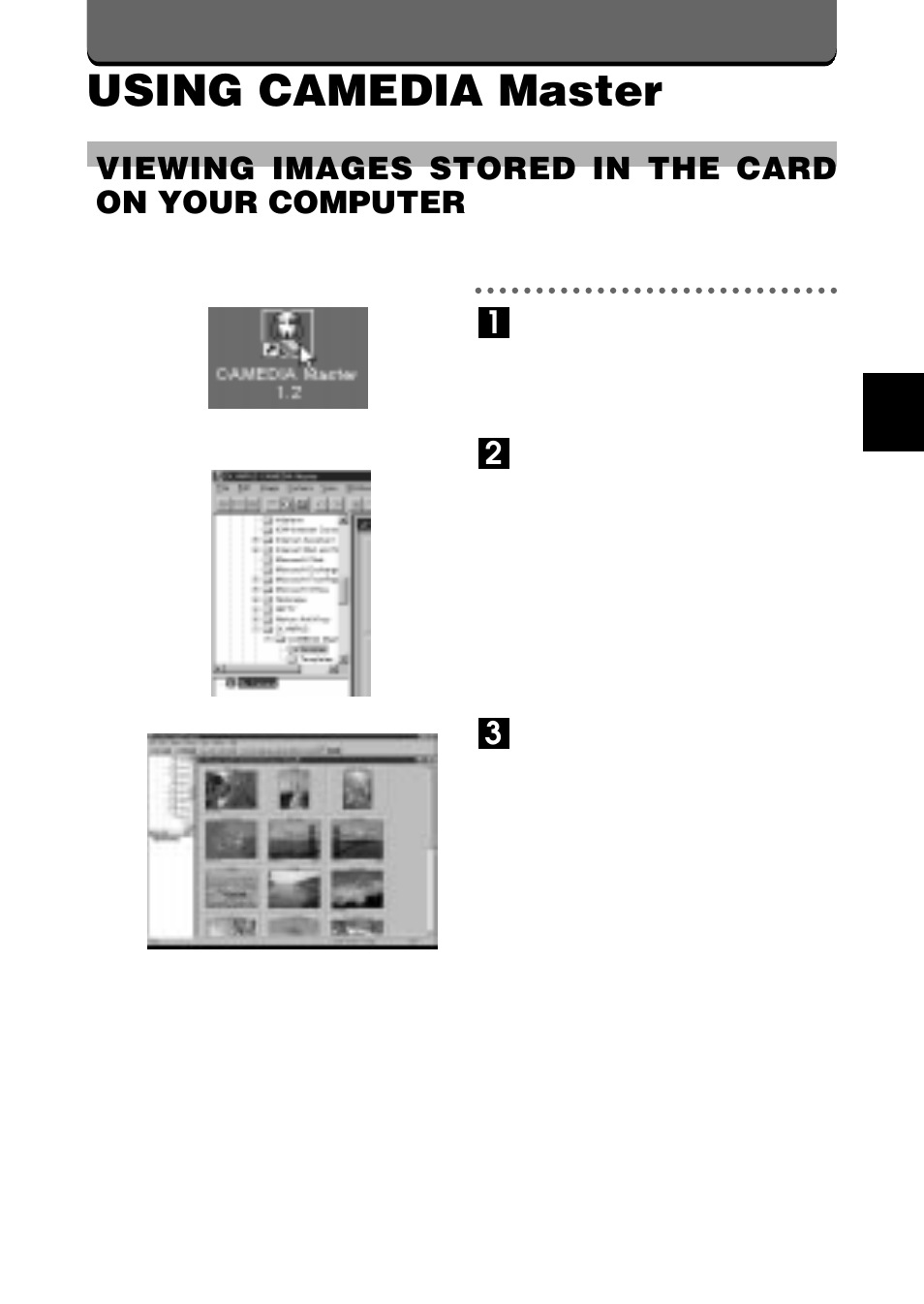 Using camedia master | Olympus C-2020ZOOM User Manual | Page 161 / 200