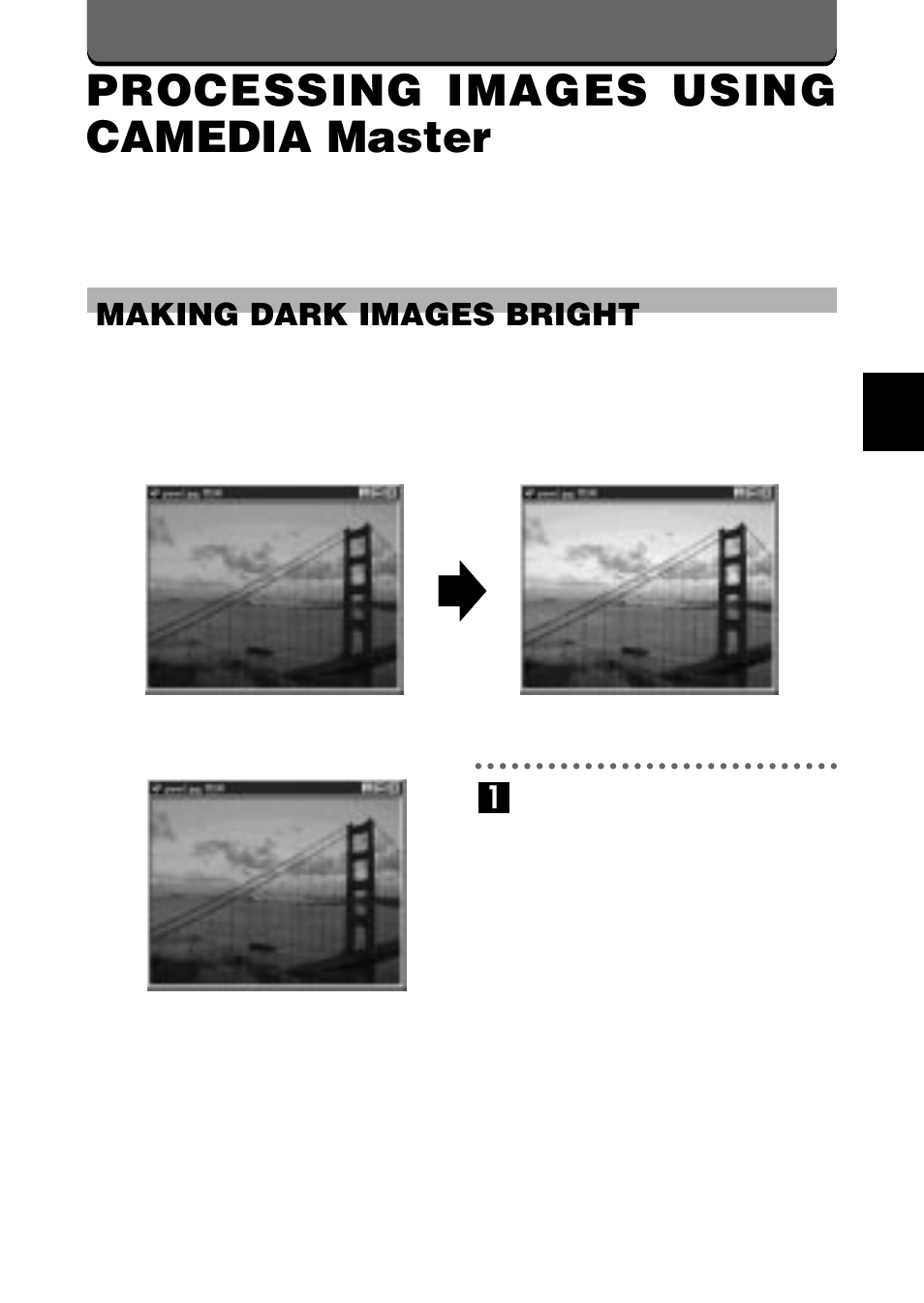 Processing images using camedia master | Olympus C-2020ZOOM User Manual | Page 163 / 200