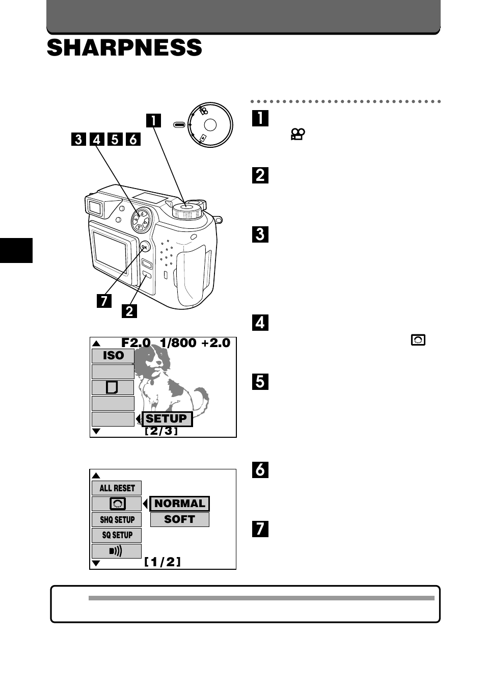 Sharpness | Olympus C-2020ZOOM User Manual | Page 172 / 200