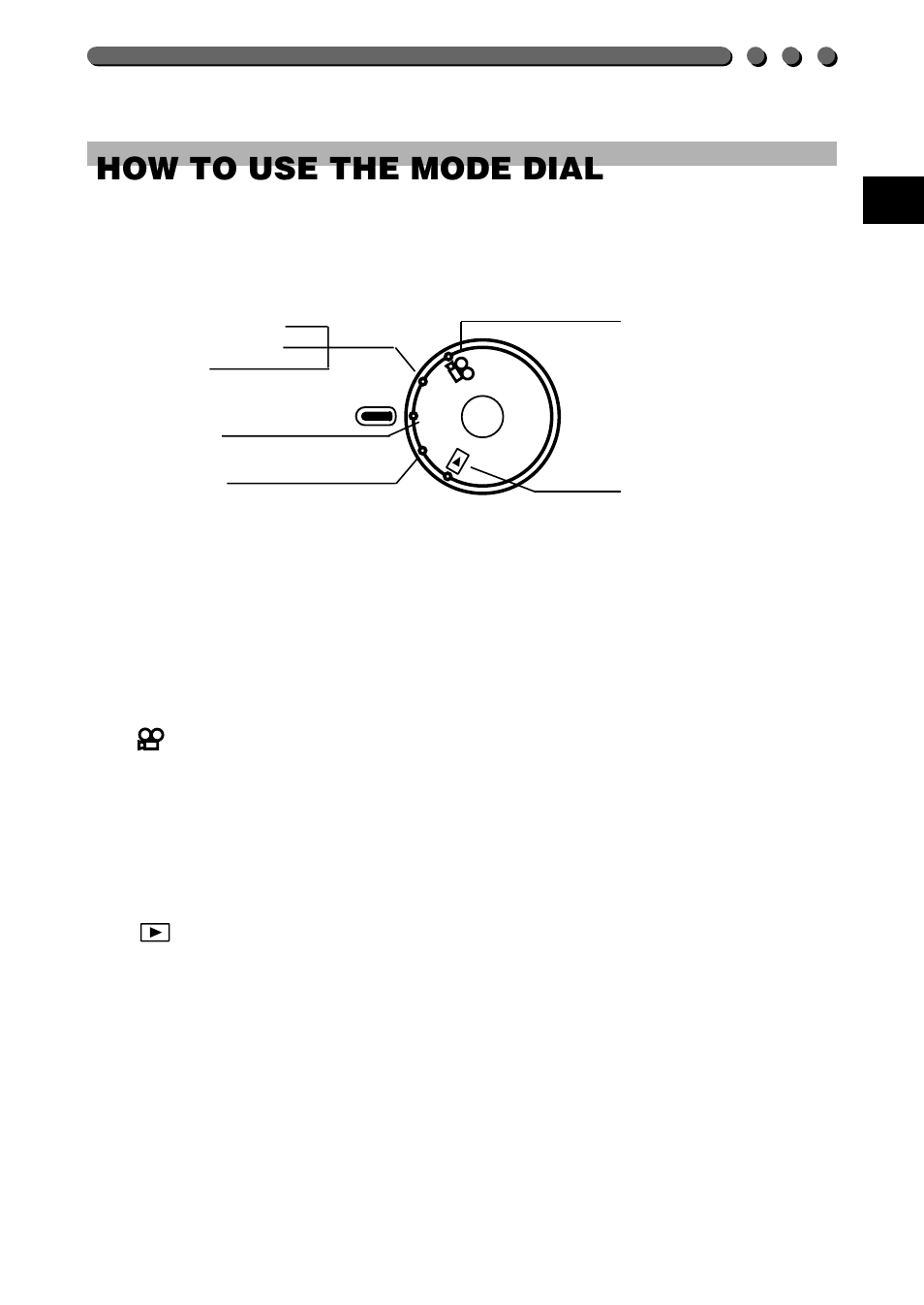 33 how to use the mode dial, P or a/s/m (still picture recording) (p. 40 ~ 89), Movie picture recording) | Off (power off) (display) | Olympus C-2020ZOOM User Manual | Page 33 / 200