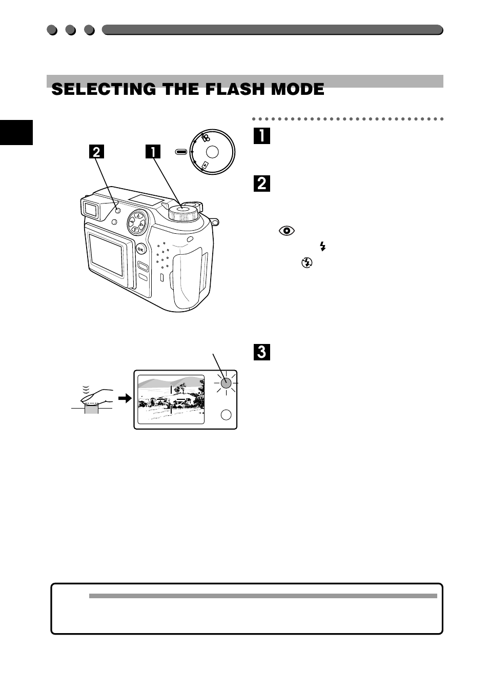 58 selecting the flash mode | Olympus C-2020ZOOM User Manual | Page 58 / 200