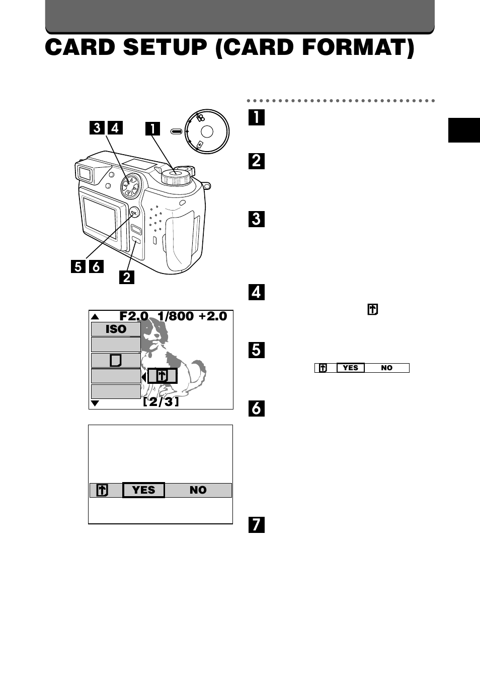 Card setup (card format) | Olympus C-2020ZOOM User Manual | Page 85 / 200