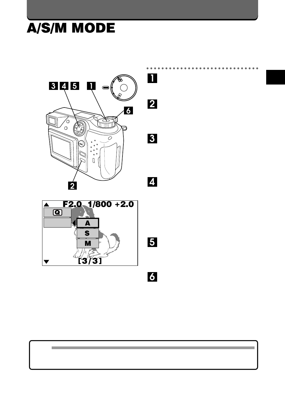 A/s/m mode | Olympus C-2020ZOOM User Manual | Page 89 / 200