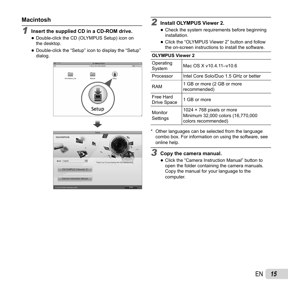 15 en | Olympus VG-160 User Manual | Page 15 / 76