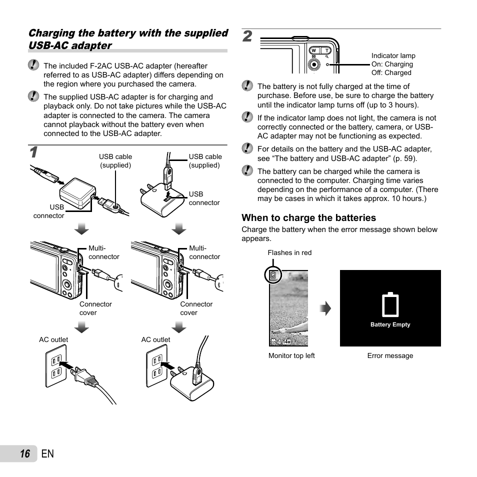 16 en | Olympus VG-160 User Manual | Page 16 / 76