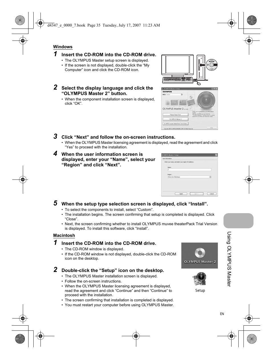 Olympus FE-290 User Manual | Page 35 / 68