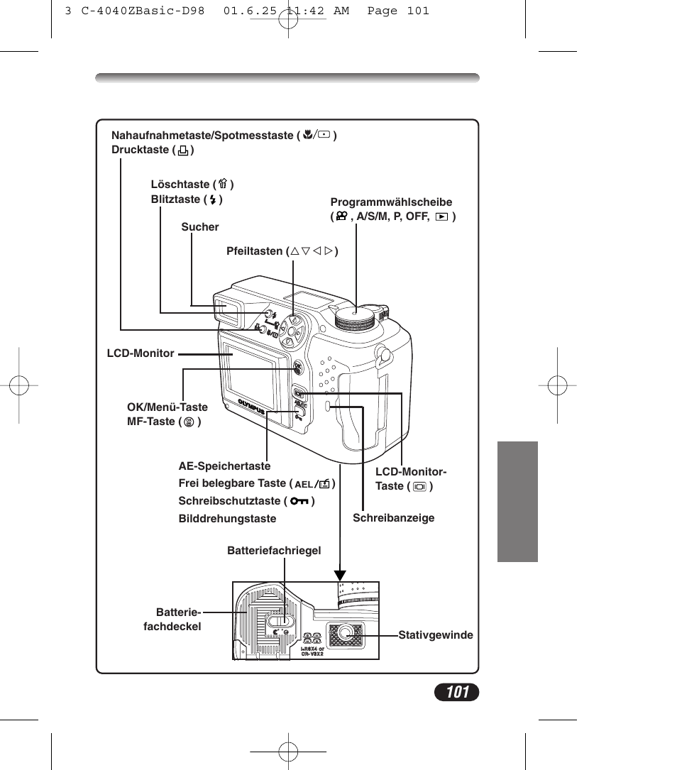 Olympus C-4040ZOOM User Manual | Page 101 / 196