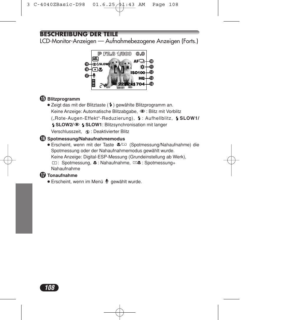 Olympus C-4040ZOOM User Manual | Page 108 / 196