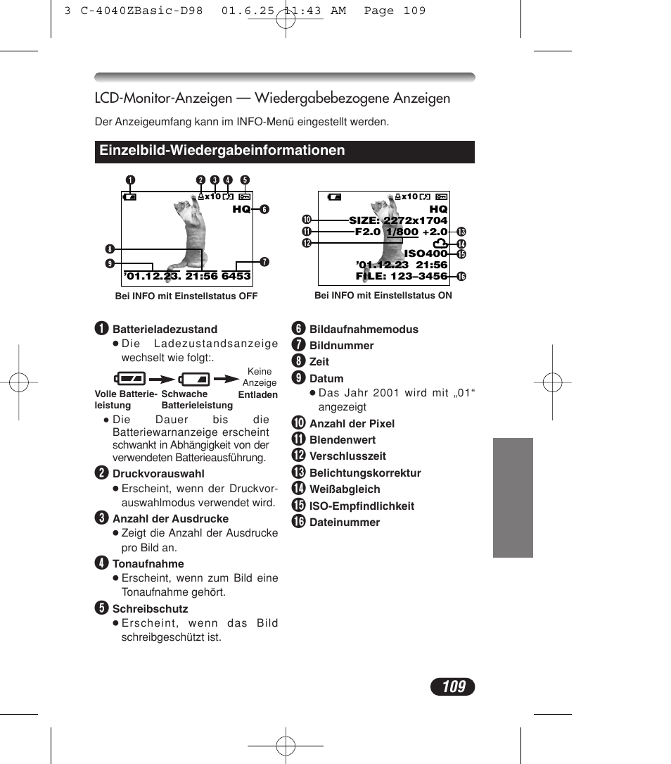 Olympus C-4040ZOOM User Manual | Page 109 / 196