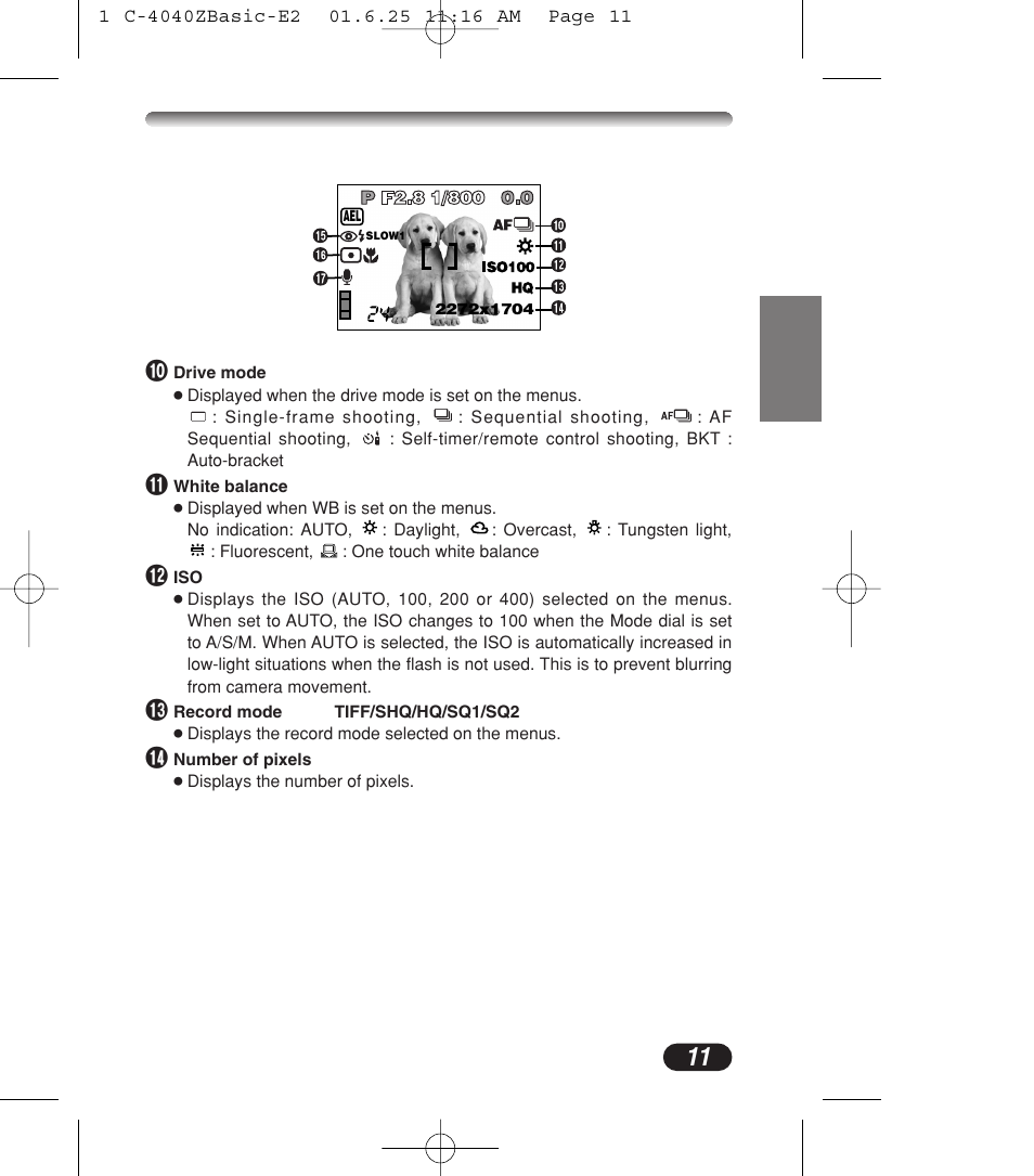 Olympus C-4040ZOOM User Manual | Page 11 / 196