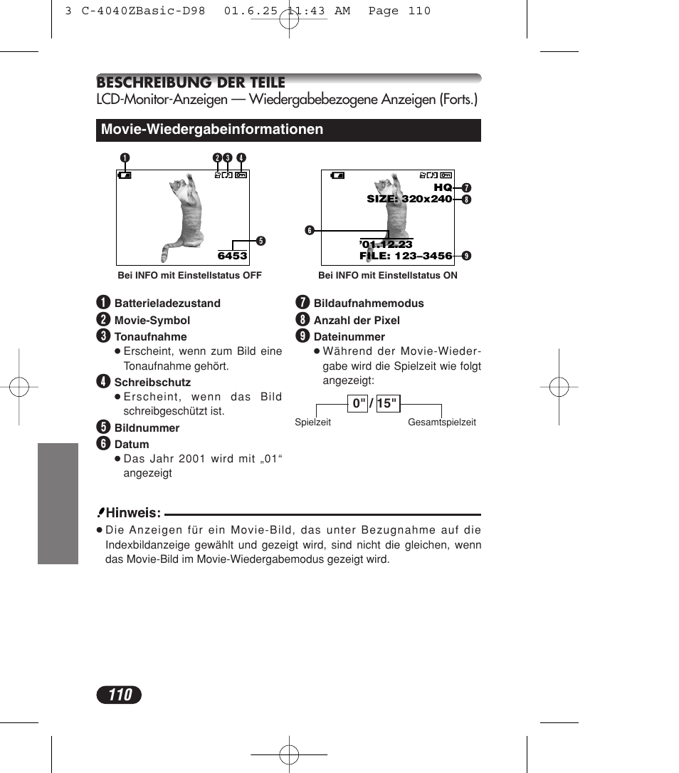 Olympus C-4040ZOOM User Manual | Page 110 / 196