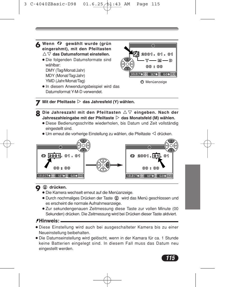 Olympus C-4040ZOOM User Manual | Page 115 / 196