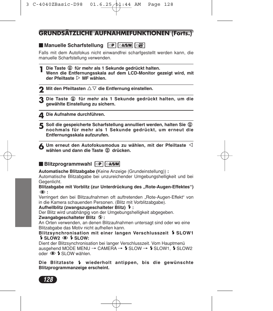 Olympus C-4040ZOOM User Manual | Page 128 / 196