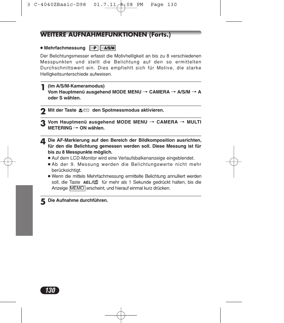 Olympus C-4040ZOOM User Manual | Page 130 / 196