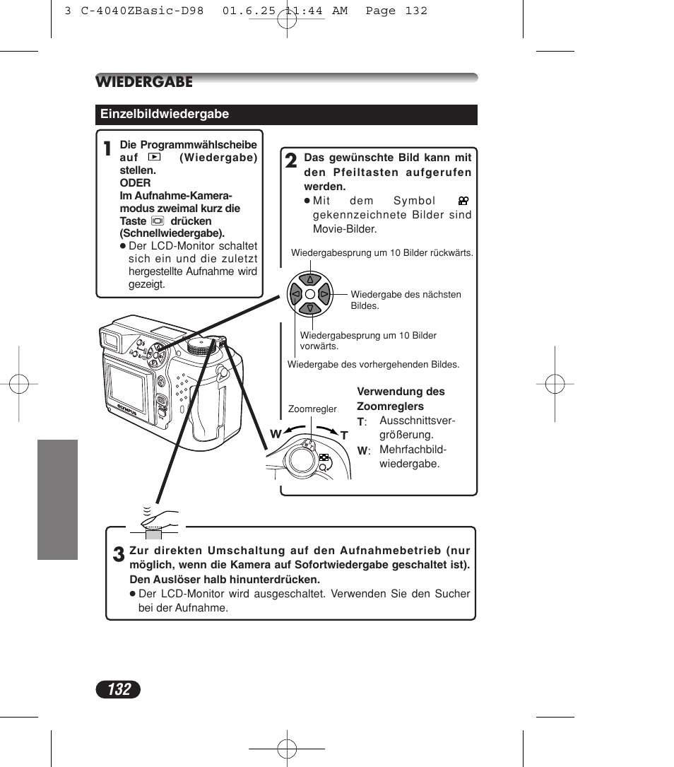 Olympus C-4040ZOOM User Manual | Page 132 / 196