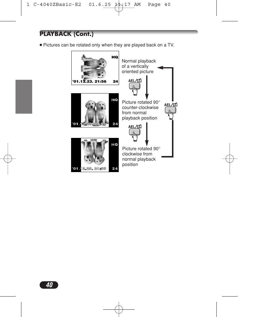 Playback (cont.) | Olympus C-4040ZOOM User Manual | Page 40 / 196