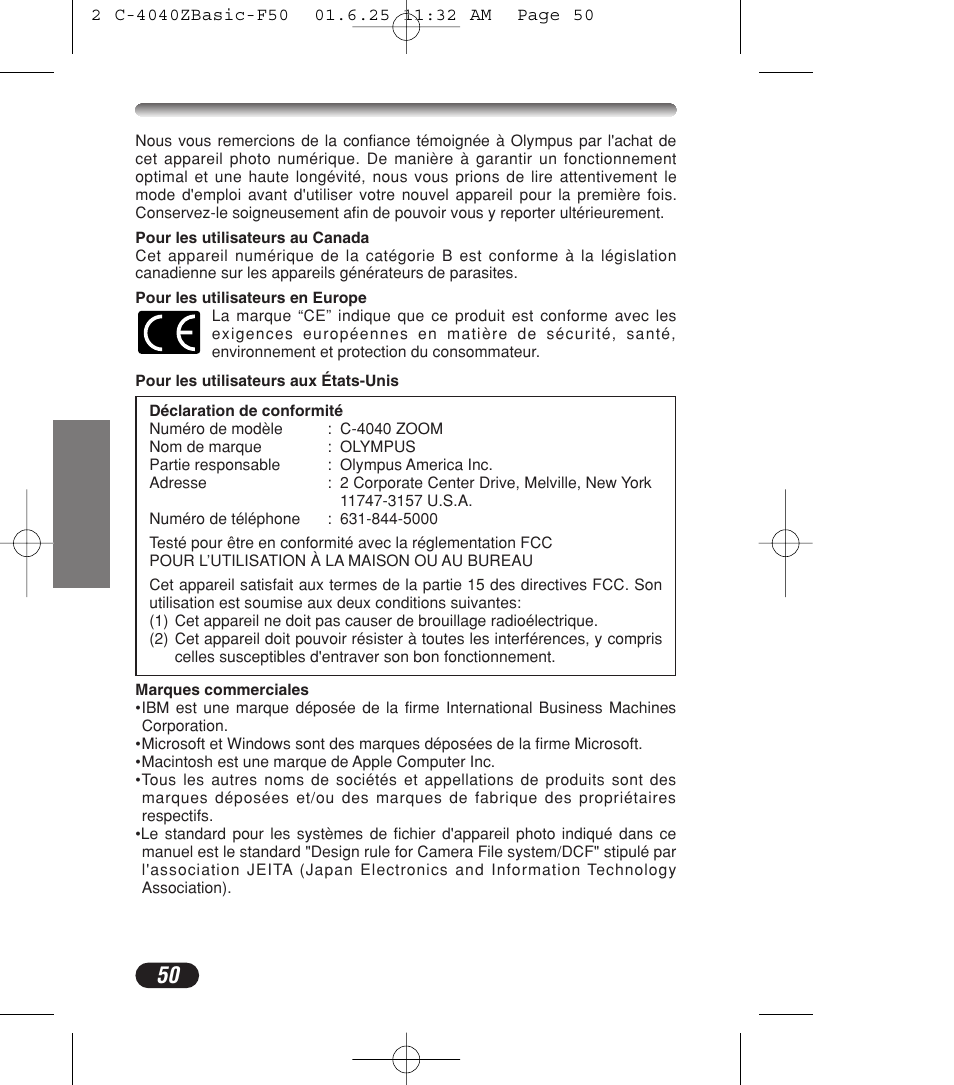 Olympus C-4040ZOOM User Manual | Page 50 / 196