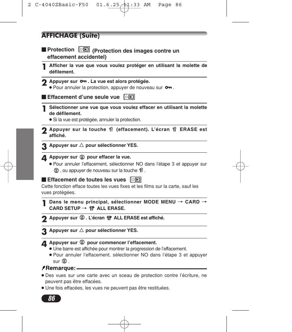 Olympus C-4040ZOOM User Manual | Page 86 / 196