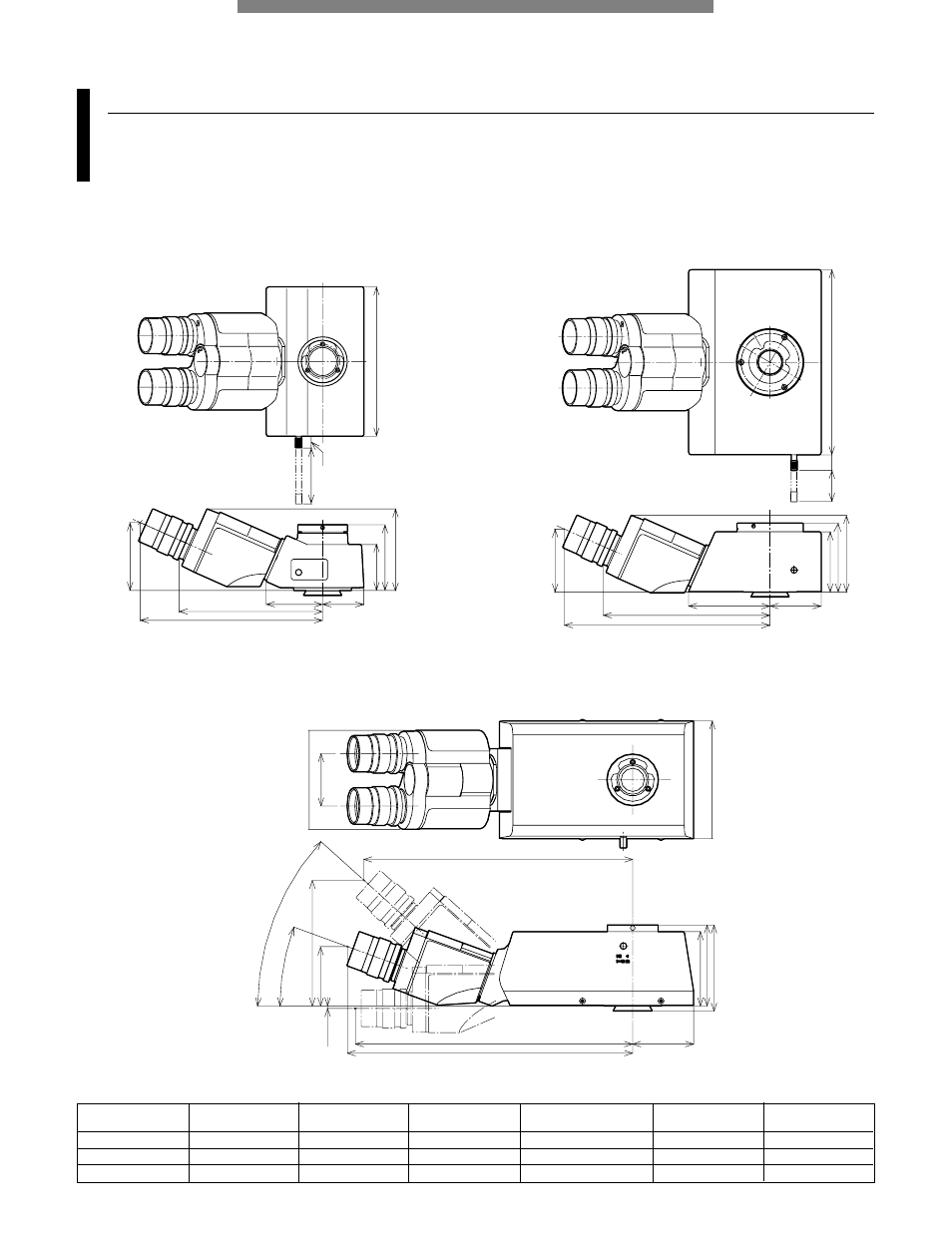 Super widefield trinocular observation tubes, Observation tubes | Olympus Microscope User Manual | Page 31 / 48