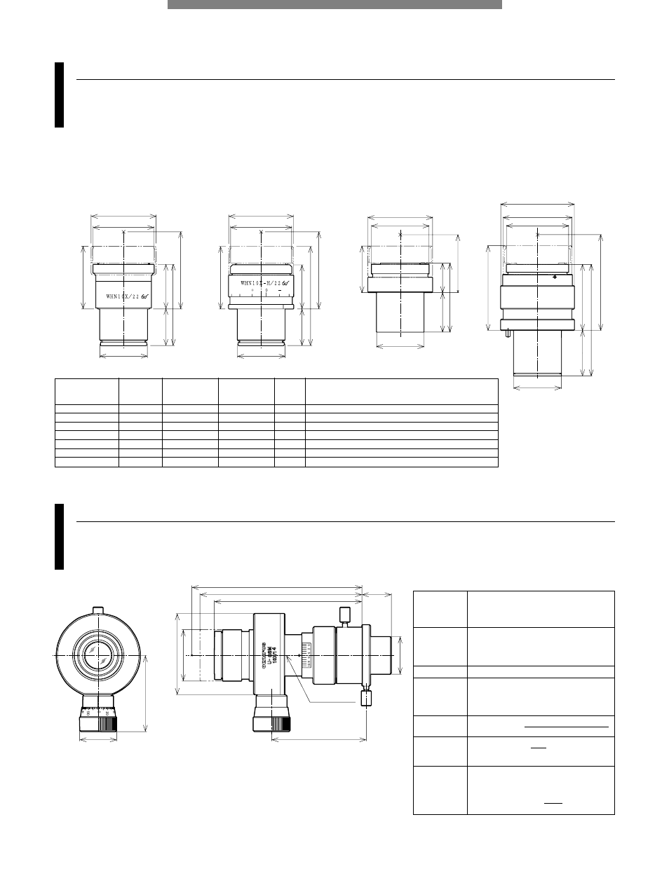 Eyepieces, Filar micrometer eyepiece, Eyepieces/filar micrometer eyepiece | U-osm, Eyepieces for uis2 optical system, Used for precise measurement in the field of view | Olympus Microscope User Manual | Page 34 / 48