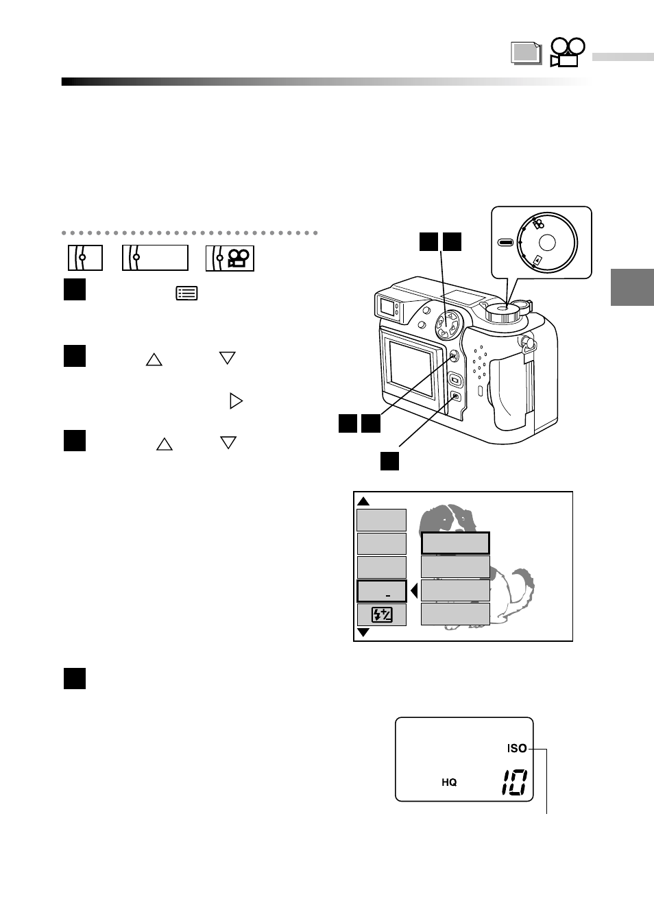 Locking the iso value (iso setting), Custom photography, Press the (menu) button | Press the [ok] button | Olympus C-2040ZOOM User Manual | Page 103 / 224