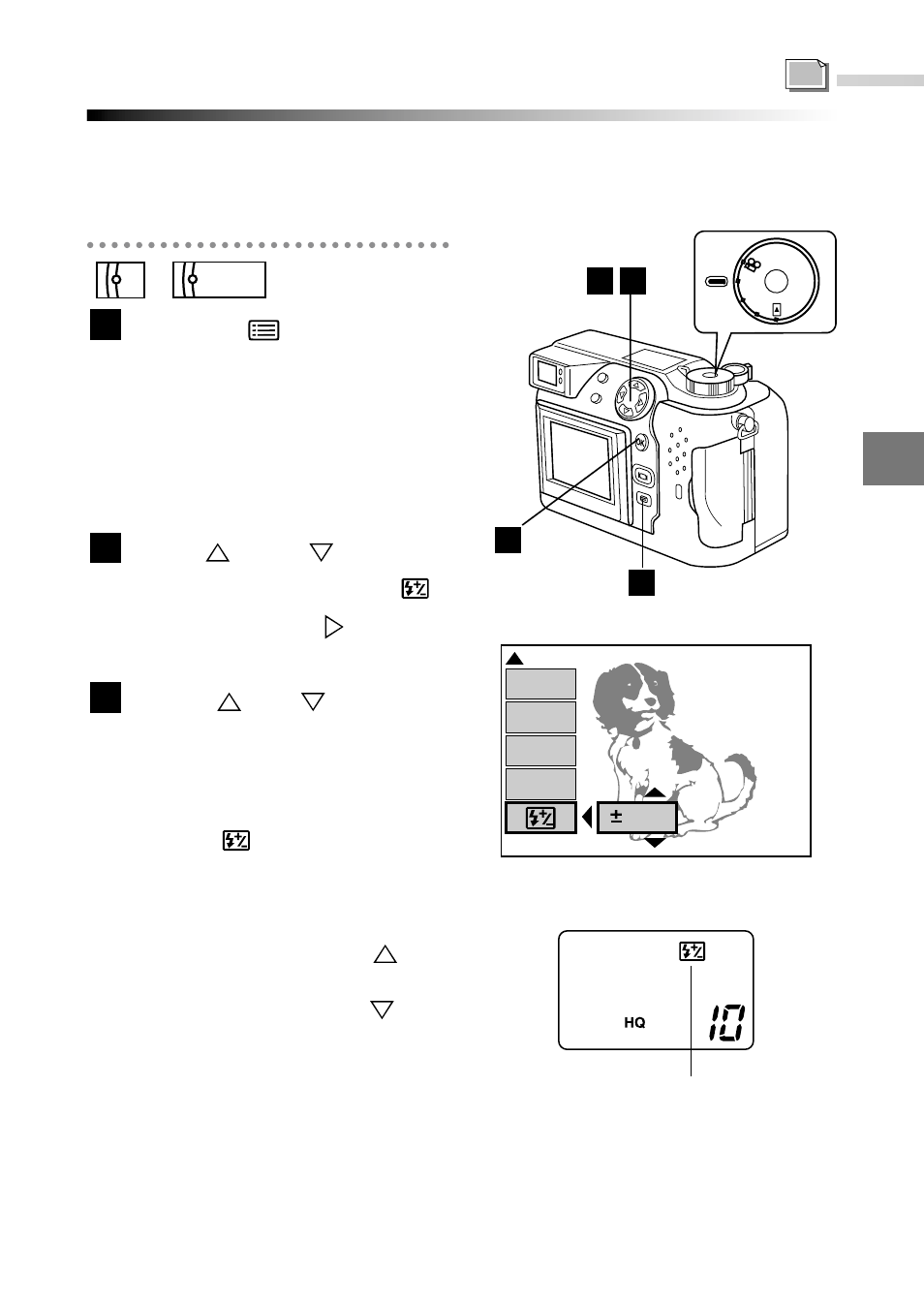 Using flash, Press the (menu) button | Olympus C-2040ZOOM User Manual | Page 127 / 224