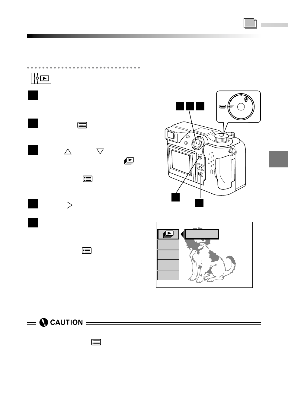 Displaying, editing and erasing your pictures, Press to select "play". press the [ok] button | Olympus C-2040ZOOM User Manual | Page 141 / 224