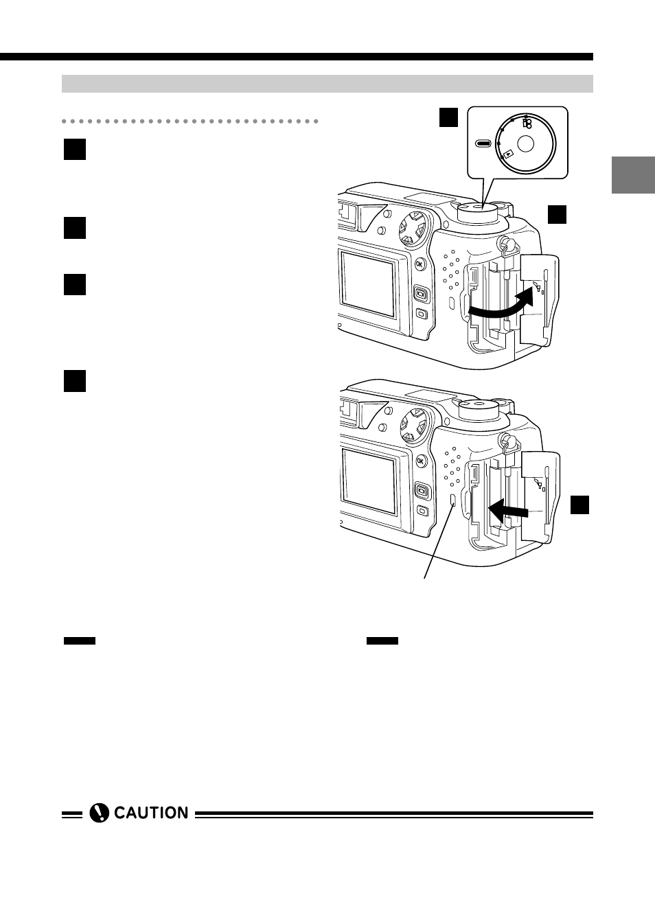 Removing a card, Grasp the card and pull it out | Olympus C-2040ZOOM User Manual | Page 37 / 224