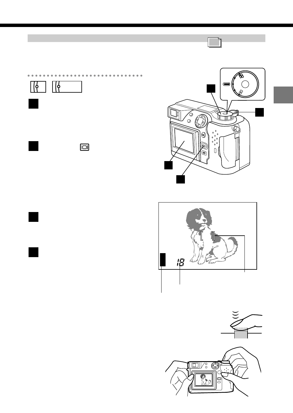 Taking pictures using the monitor, Set the mode dial to "p, Shooting shooting and playback basics | Olympus C-2040ZOOM User Manual | Page 63 / 224